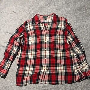Ralph Lauren Red and Black Plaid Shirt